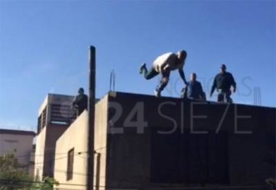 VIDEO: Hombre exige cerveza para no suicidarse en Ciudad Victoria