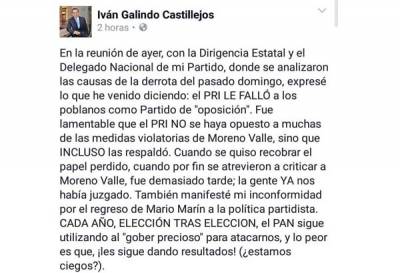 “No lloremos como víctimas lo que no defendimos como oposición”: regidor del PRI