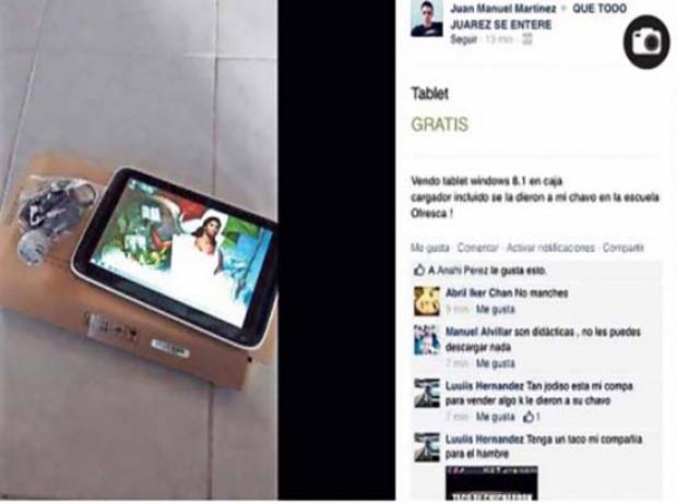 Venden por redes sociales las tabletas que la SEP les dio a sus hijos