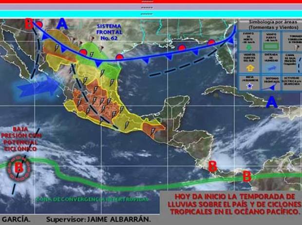 Inicia temporada de ciclones en el Pacífico; prevén al menos 30