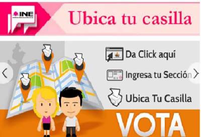 Encuentra tu casilla para votar en Puebla