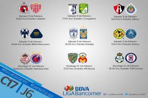 Liga MX: Conoce el resto de juegos de la J6