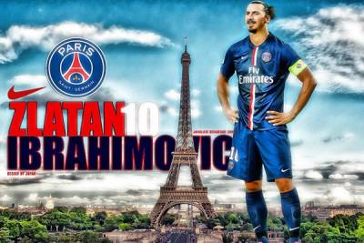 Zlatan Ibrahimovic y su &quot;discusión&quot; con la Torre Eiffel