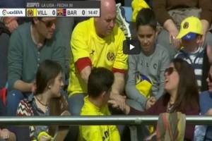 VIDEO: Balonazo de Lionel Messi que desmayó a aficionada