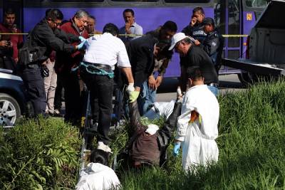 FOTOS: Hallan a hombre muerto en inmediaciones del Parque Industrial 2000