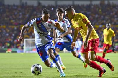 Club Puebla, por la victoria ante Morelia en la Liga MX