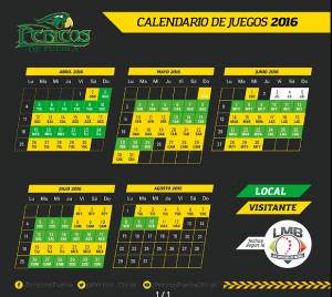 Pericos de Puebla: Conoce el calendario para la Temporada 2016