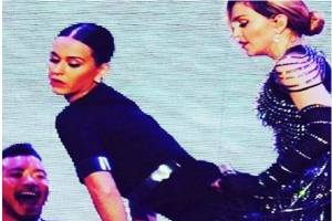 VIDEO: Katy Perry protagonizó twerking con Madonna