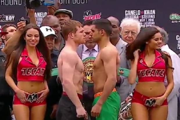 Saúl “Canelo” Álvarez enfrenta al británico Amir Khan en Las Vegas