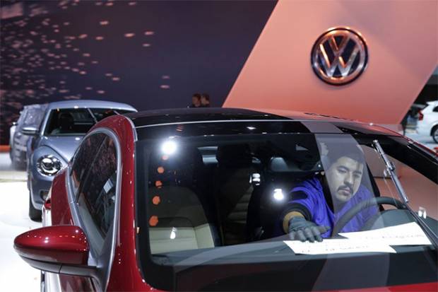 Stand de Volkswagen lució semivacío en Auto Show de Los Ángeles