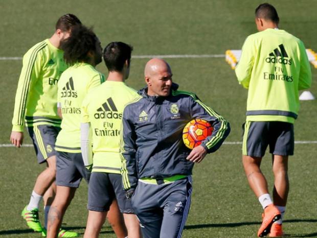 Enzo Zidane entrenó con el primer equipo del Real Madrid