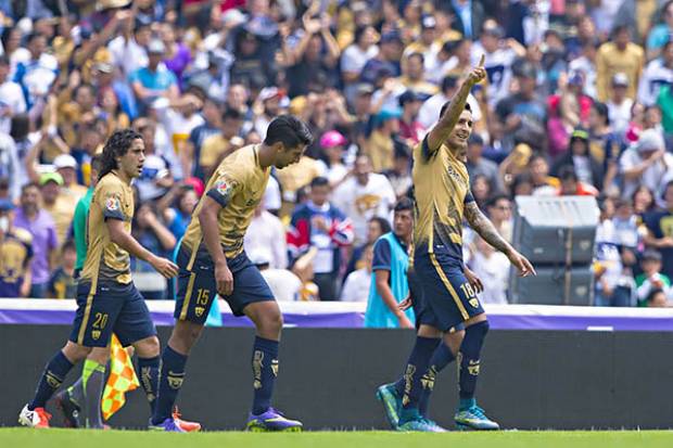 Pumas UNAM, líder de la Liga MX tras derrotar a Tigres por la mínima diferencia