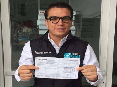 Gerardo Islas, dirigente de Nueva Alianza, cumple con antidoping