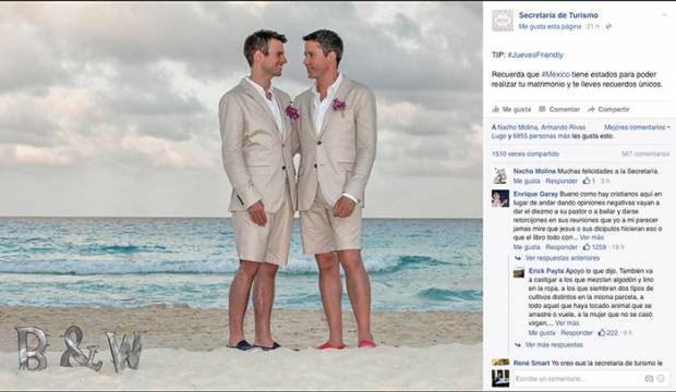 Sectur hace publicidad al turismo gay y desata polémica