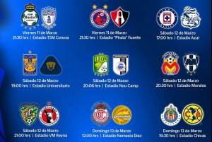 Liga MX: Conoce los partidos y horarios de la Jornada 10