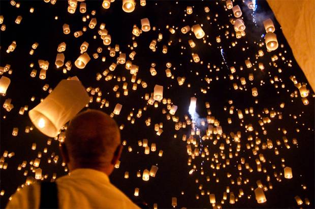 Pátzcuaro revive su festival de Globos de Cantoya