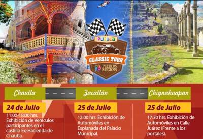 Puebla Classic Tour 2016, del 24 al 29 de julio