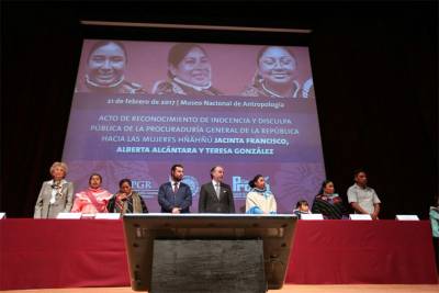 PGR reconoce inocencia de indígenas acusadas de secuestro