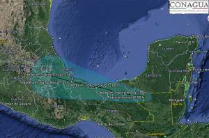 Depresión tropical “Earl” llega a Puebla con tormentas intensas