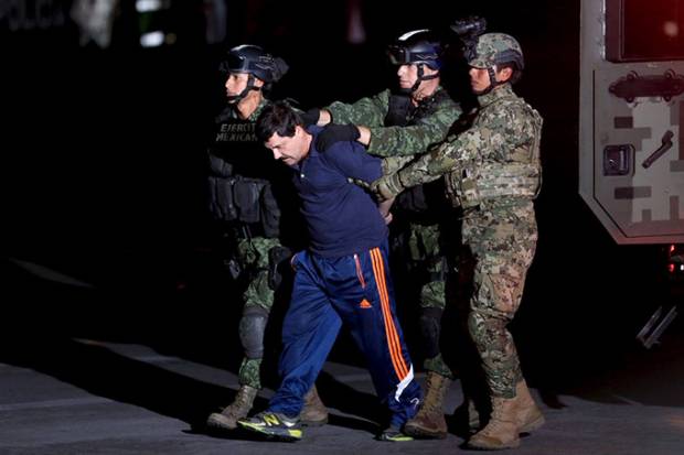 “El Chapo” fue interrogado antes de su traslado al Cefereso