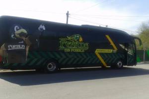 Pericos de Puebla presentó nuevo autobús para la temporada 2016