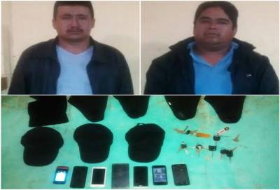 Cayeron cinco ladrones de vehículos en Atempan