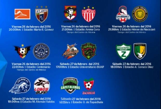 Ascenso MX: Consulta juegos y horarios de la jornada 8