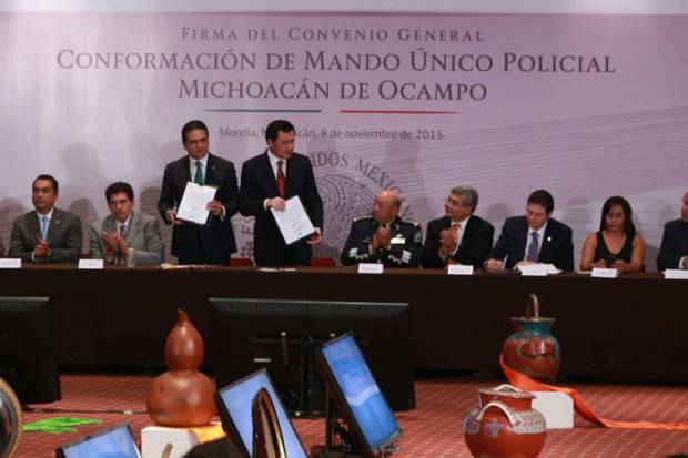 Segob avala Mando Único policial en el estado de Michoacán