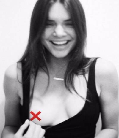 Kendall Jenner enseño pezón para celebrar 40 millones de seguidores en Instagram