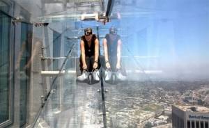 Deslízate en cristal por rascacielos de Los Ángeles