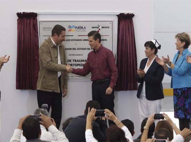 VIDEO: Peña Nieto inaugura el Hospital de Traumatología de Puebla