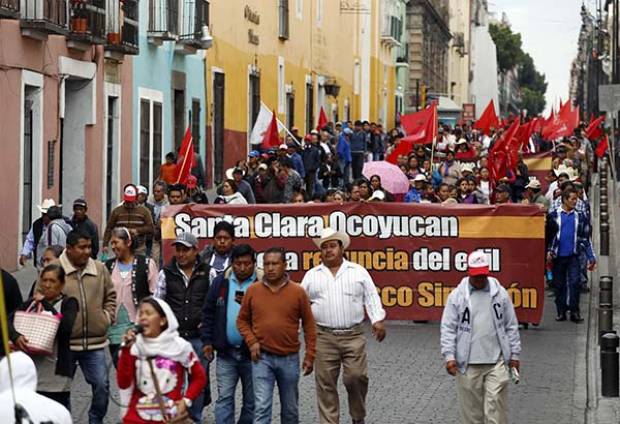 Antorcha Campesina desquicia Puebla para exigir renuncia de edil de Ocoyucan