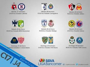 Liga MX: Conoce el resto de partidos de la J4