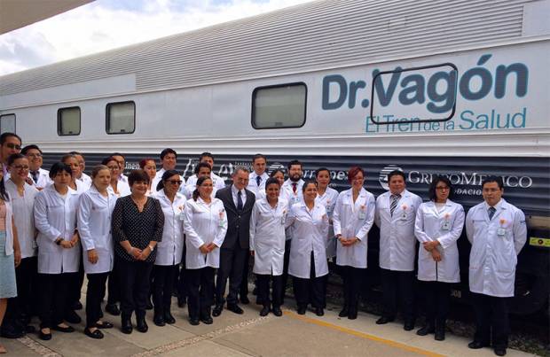 Tren de la Salud atiende a pacientes de tres comunidades de Puebla