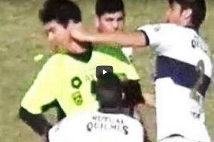 VIDEO: Golpearon al árbitro por desacuerdo en jugada