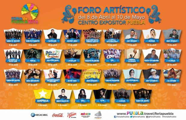 Feria de Puebla: Consulta el cartel del Foro Artístico