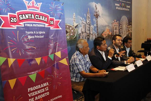 Invitan a la Feria Patronal de Santa Clara Ocoyucan