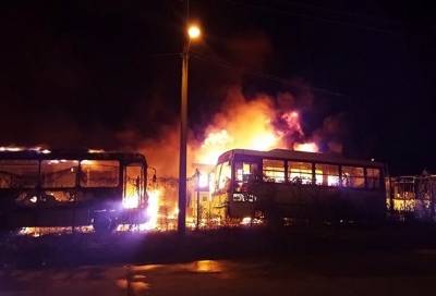 Se incendian 47 unidades del transporte público de Villahermosa