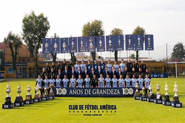 América se tomó foto oficial del Clausura 2016