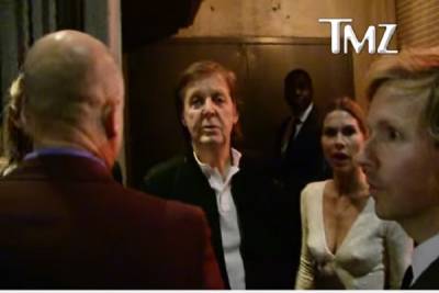 VIDEO: Niegan a Paul McCartney acceso al after de los Grammy