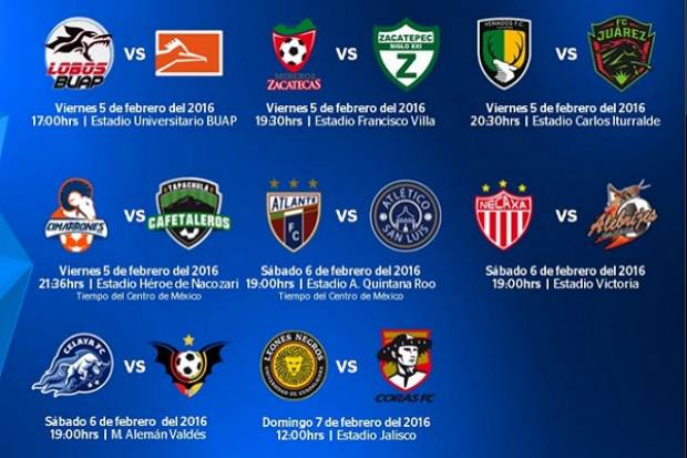 Ascenso MX: Conoce juegos y horarios de la J5