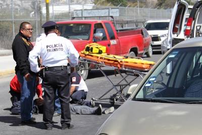 FOTOS: Niño en bicicleta fue atropellado en Tehuacán