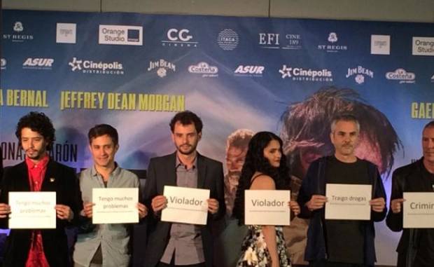 Gael García y los Cuarón emprenden campaña contra Donald Trump