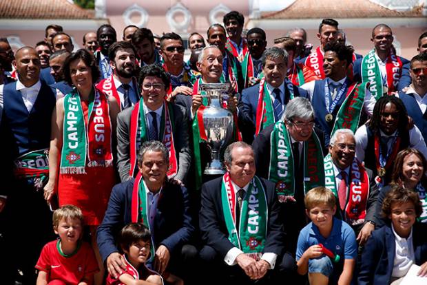 Portugal recibió a sus campeones de la Eurocopa 2016