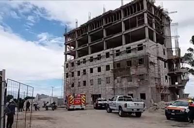 VIDEO: Muere mujer albañil al caer de un hotel en construcción en Puebla