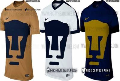 Filtran posibles playeras de Pumas UNAM para el próximo torneo