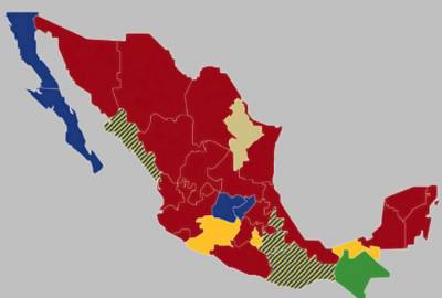 Así quedaría el mapa electoral del país después del 5 de junio