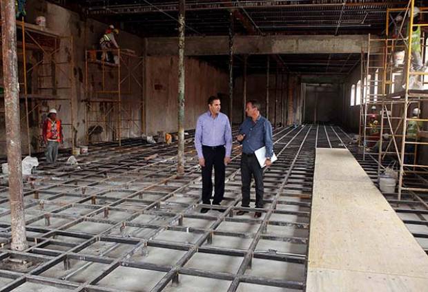 Moreno Valle supervisa la construcción de la Casa de la Música Mexicana