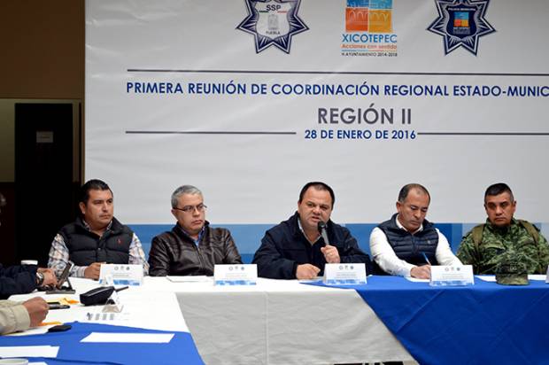 SSP Puebla realiza diagnóstico sobre incidencia delictiva en la Sierra Norte