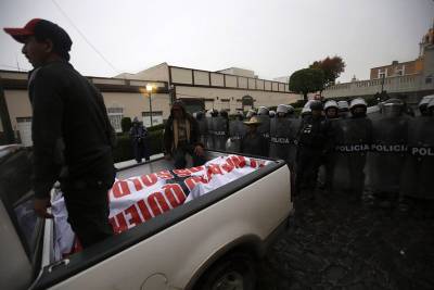 Militares impidieron a vecinos de Palmarito protestar en la CDMX